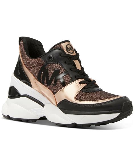 chaussures michael kors femme|michael kors rose gold sneakers.